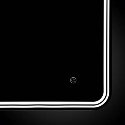 Зеркало LED VLM-3MA800 800х600 c сенсорным выключателем и диммером Зеркало LED VLM-3MA800 800х600 c сенсорным выключателем и диммером