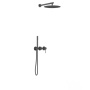 Душевой комплект Groove VSFW-4G01GM встраиваемый, 2 режима, 30см верх душ, вороненая сталь Душевой комплект Groove VSFW-4G01GM встраиваемый, 2 режима, 30см верх душ, вороненая сталь