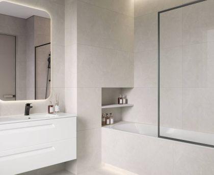 Stone Divine Grey Керамогранит серый 60х120 Матовый
