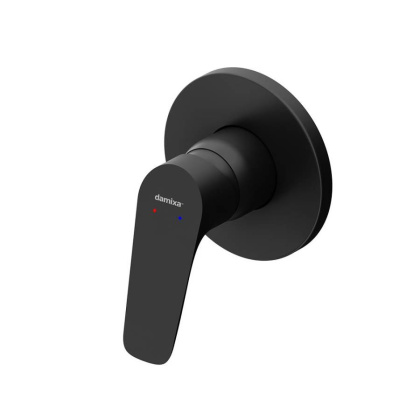 777500300 Jupiter, Смеситель монтируемый в стену (Черный)