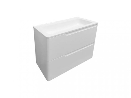 Тумба подвесная под умывальник Kare Luxe 700х450 2 ящика (ШхГхВ) 698х446х607