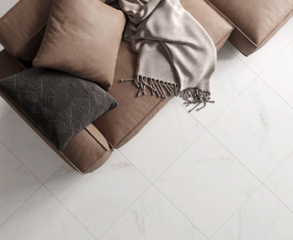 Керамогранит К27 Tenderness белая (60смх60смх9мм) (4шт_1,44м2) матовая, м2 Керамогранит К27 Tenderness белая (60смх60смх9мм) (4шт_1,44м2) матовая, м2