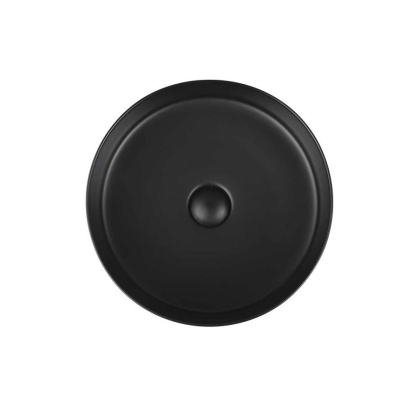 Раковина керамическая Vincea VBS-316MB, 405*405*130, накладная, черный матовый 