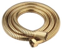 CZR-U-FMDC-150-03/24 Гибкий шланг в металлической оплетке 150 см, исполнение золото 24 карат