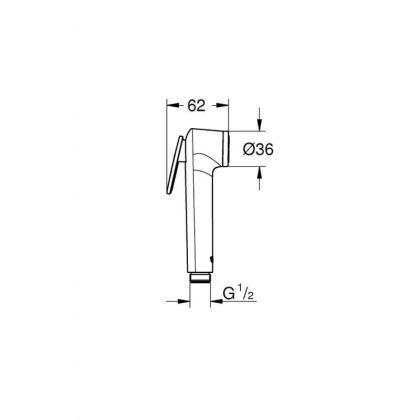 Душ гигиенический Grohe Tempesta-F 28020L01 белый Душ гигиенический Grohe Tempesta-F 28020L01 белый
