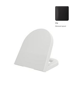 Сиденье для унитаза Soft Close Seat&Cover цвет мат черный, A0374-004, шт Сиденье для унитаза Soft Close Seat&Cover цвет мат черный, A0374-004, шт