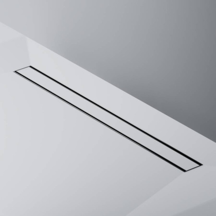 W02SC-U11-090-04BM PrimeFlow Трап для душа линейный универс затвор Tile 90см цвет черн мат W02SC-U11-090-04BM PrimeFlow Трап для душа линейный универс затвор Tile 90см цвет черн мат