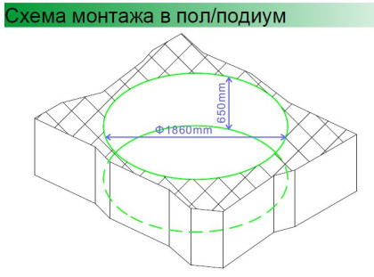 Акриловая ванна Gemy G9090 O Акриловая ванна Gemy G9090 O