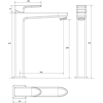 Смеситель для умывальника OMNIRES SIENA SN7312CR (хром)