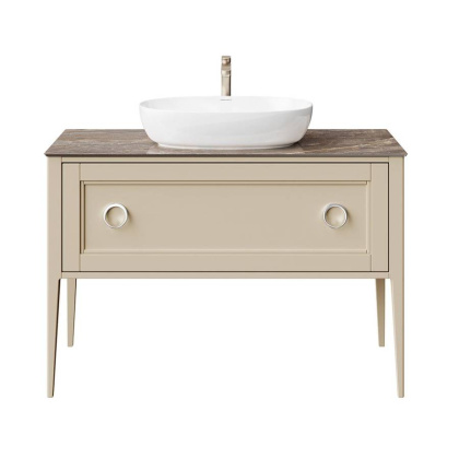 Тумба PLAZA Classic Neo напольная с ящиками 120, капучино матовая PL.CN.120.1+1\CAP.M Тумба PLAZA Classic Neo напольная с ящиками 120, капучино матовая PL.CN.120.1+1\CAP.M