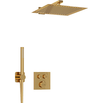 A7148.183.261.280.197.281 Thermo Встраиваемый комплект для душа с верхней душевой насадкой и лейкой A7148.183.261.280.197.281 Thermo Встраиваемый комплект для душа с верхней душевой насадкой и лейкой