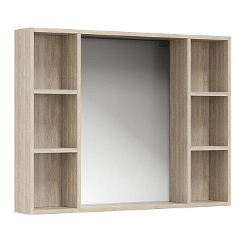 Шкаф-зеркало Onika Тимбер 100 дуб сонома, универсальный