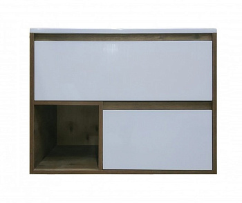 Комплект мебели Monaco Wood 800х480 подвесной 2 ящика (ШхГхВ) 798х476х607 Комплект мебели Monaco Wood 800х480 подвесной 2 ящика (ШхГхВ) 798х476х607