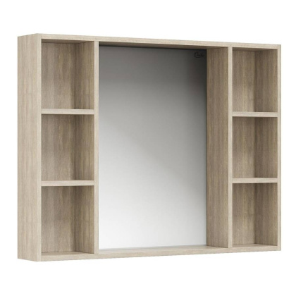 Шкаф-зеркало Onika Тимбер 100 дуб сонома, универсальный