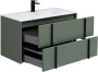 Тумба под раковину Allen Brau Reality 90 1.32006.CGM олива матовый