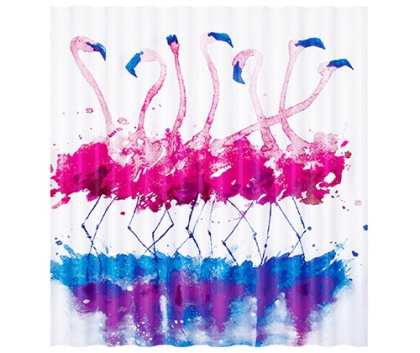 Шторка для ванной Lossa, 180х200 см, белая, SC-81101