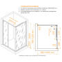Душевой уголок RGW LE-45 1200x1000 Душевой уголок RGW LE-45 1200x1000