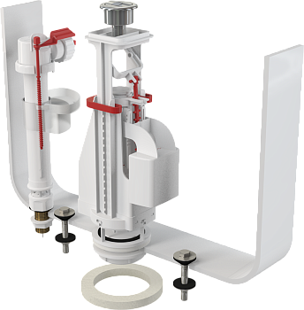 Выпускной комплект с двойной кнопкой, впускной механизм  Выпускной комплект с двойной кнопкой, впускной механизм