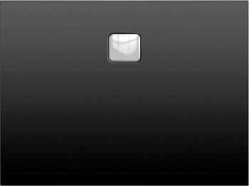 Акриловый душевой поддон Riho Basel 414 100x90 черный матовый, накладка хром DC241700000000S Акриловый душевой поддон Riho Basel 414 100x90 черный матовый, накладка хром DC241700000000S