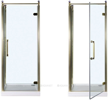 Душевой уголок Aquanet Beta Cube Classic NBB1221 90x90 R, прозрачное стекло