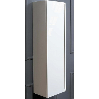 Пенал Vallessi 120*35*28,5cm Белый глянец 836-W Boheme