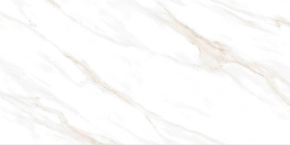 Calacatta Clarity Gold Керамогранит белый 60х120 Полированный