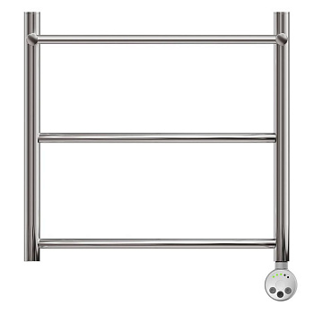 Полотенцесушитель электрический Point Афина PN04155PE П2 500x500 с полкой левый/правый, хром Полотенцесушитель электрический Point Афина PN04155PE П2 500x500 с полкой левый/правый, хром
