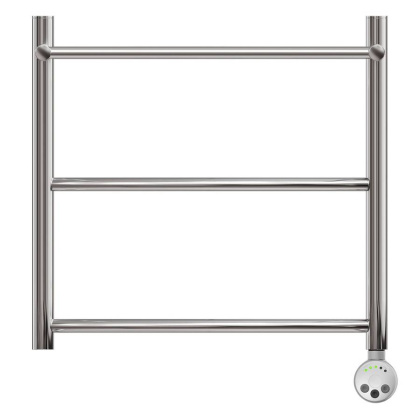 Полотенцесушитель электрический Point Афина PN04155PE П2 500x500 с полкой левый/правый, хром Полотенцесушитель электрический Point Афина PN04155PE П2 500x500 с полкой левый/правый, хром