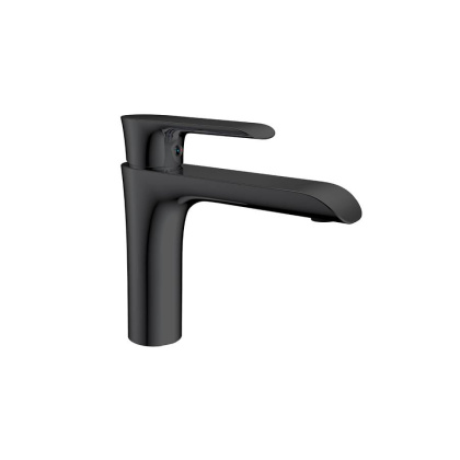 Смеситель для раковины Esse VBF-1E1MB однорычажный, черный Смеситель для раковины Esse VBF-1E1MB однорычажный, черный