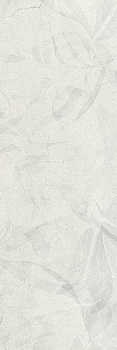 Декор Urban Jungle K1440TC010010 светло-серый листья 40х120