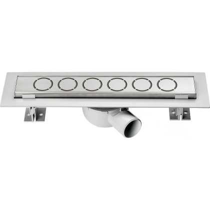 Душевой лоток SAY OPTIMA 601.80.P.NSN, 80 см, хром