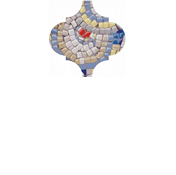 Декор OP\A169\65000 Арабески Майолика Гауди 6.5*6.5*7 (уп\26шт) , шт