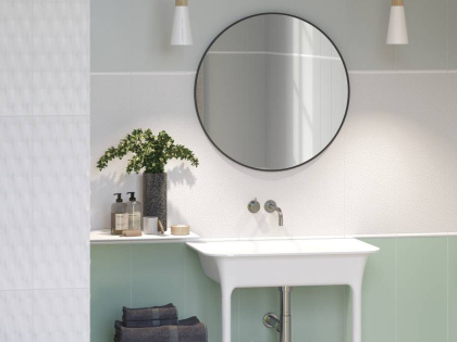 Плитка Meissen Keramik Trendy зеленый 25x75 TYU021