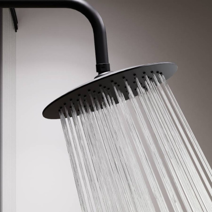 936050300 Scandinavian Pure верхний душ, круг, Черный