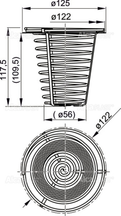 Корзина из нержавеющей стали