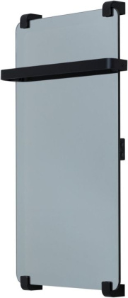 Полотенцесушитель электрический Allen Brau Infinity 80x44 с рейлингом и креплением, черный браш Полотенцесушитель электрический Allen Brau Infinity 80x44 с рейлингом и креплением, черный браш