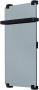Полотенцесушитель электрический Allen Brau Infinity 80x44 с рейлингом и креплением, черный браш Полотенцесушитель электрический Allen Brau Infinity 80x44 с рейлингом и креплением, черный браш