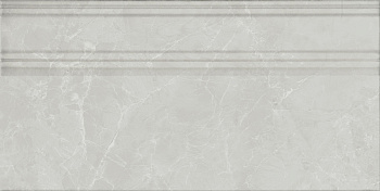 Плинтус Монте Тиберио серый глянцевый обрезной 20x40x1,6