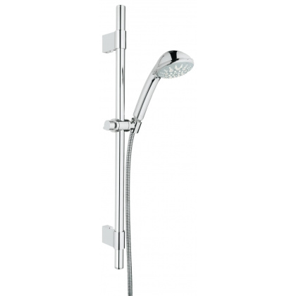 Душевой гарнитур GROHE Relexa Five (ручной душ, штанга 600 мм, шланг 1750 мм), хром (28964001) Душевой гарнитур GROHE Relexa Five (ручной душ, штанга 600 мм, шланг 1750 мм), хром (28964001)