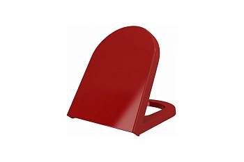 Сиденье с крышкой Taormina/JetFlush/Parma, полиэстер, плав.опускание, красный A0373-019, шт Сиденье с крышкой Taormina/JetFlush/Parma, полиэстер, плав.опускание, красный A0373-019, шт