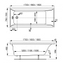Акриловая ванна VAGNERPLAST VERONELA 150x70