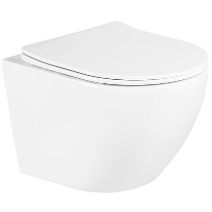 Сиденье дюропласт, soft close, металлическое крепление, BB3105SC