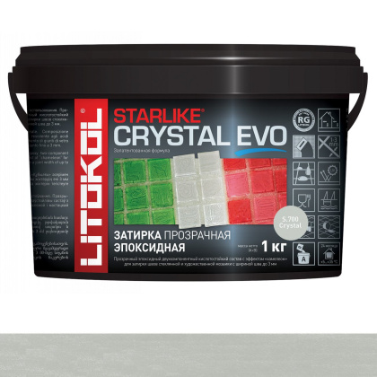 Затирка эпоксидная STARLIKE CRYSTAL EVO, S.700 CRYSTAL 1кг STARLIKE CRYSTAL EVO Затирка эпоксидная STARLIKE CRYSTAL EVO, S.700 CRYSTAL 1кг STARLIKE CRYSTAL EVO
