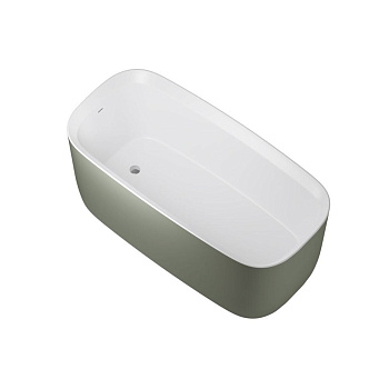 Акриловая ванна Allen Brau Infinity 170x78 2.21003.21/CGM белый матовый/цементно-серый, шт