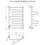 Полотенцесушитель Пэк сп 18 80*50 NEXT ЛЕВЫЙ 32 мм Полотенцесушитель Пэк сп 18 80*50 NEXT ЛЕВЫЙ 32 мм