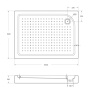 Акриловый поддон BelBagno TRAY-BB-AH-100/80-15-W-L Акриловый поддон BelBagno TRAY-BB-AH-100/80-15-W-L
