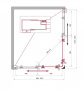 Душевой уголок BelBagno UNO-195-AH-2-90/70-P-Cr Душевой уголок BelBagno UNO-195-AH-2-90/70-P-Cr