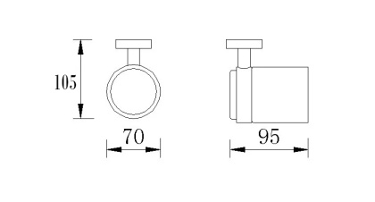 Подстаканник одинарный RUSH Victoria (VI71310) Подстаканник одинарный RUSH Victoria (VI71310)