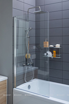 Шторка для ванны Aquanet Alfa 1 NF6211, прозрачное стекло Шторка для ванны Aquanet Alfa 1 NF6211, прозрачное стекло
