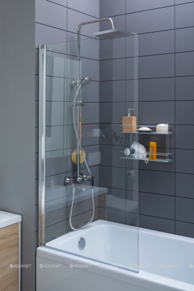 Шторка для ванны Aquanet Alfa 1 NF6211, прозрачное стекло Шторка для ванны Aquanet Alfa 1 NF6211, прозрачное стекло